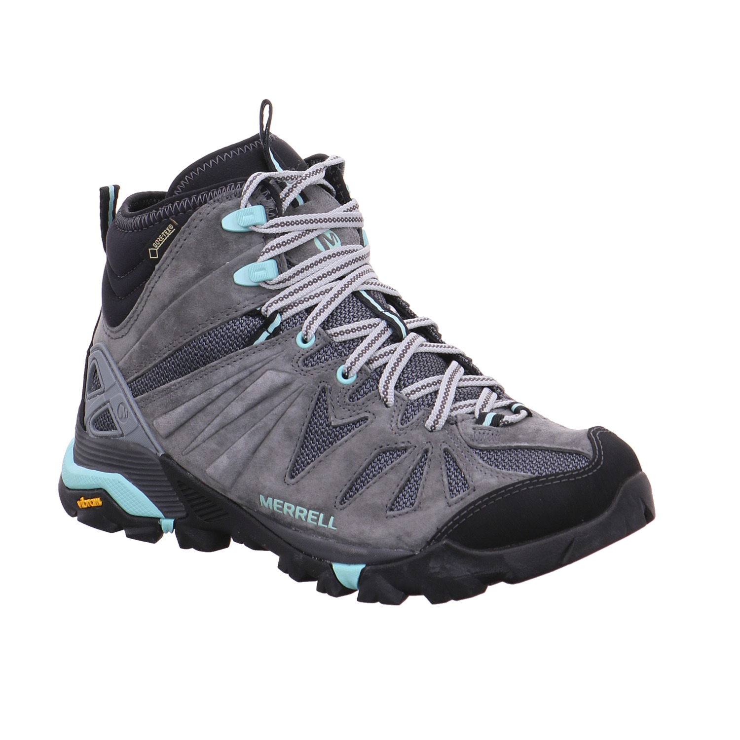 MERRELL Wander- Bergschuh Damen Grau Leder