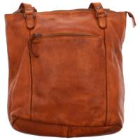 BEAR DESIGN Rucksack klein Cognac Leder