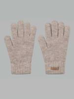 BARTS Strickhandschuh Beige Textil