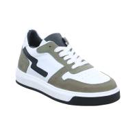 GATTINO Jungen-Halbschuh Binder Olive Leder Sneaker