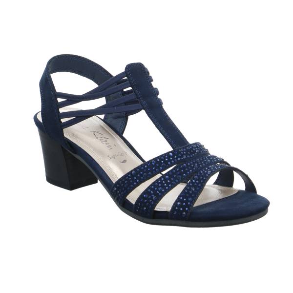 Bild 1 - PIECE OF MIND Sandalette Blau Lederimitat