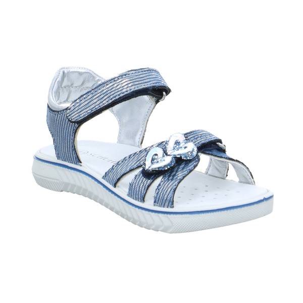 Bild 1 - IMAC Kleinkinder-Sandale Blau Lederimitat Mädchensandale