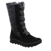 LEGERO Snowboot Schwarz Leder mit Gore-Tex Membrane