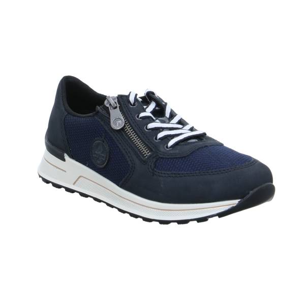 Bild 1 - RIEKER Sneaker Blau Lederimitat