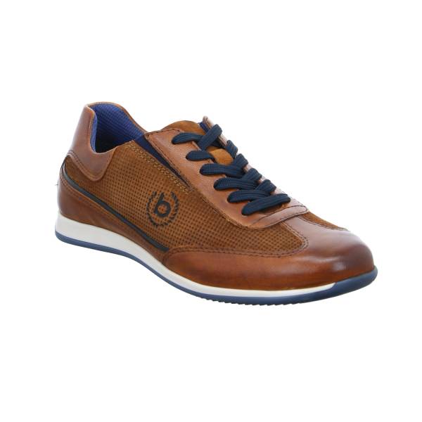 Bild 1 - BUGATTI SHOES Halbschuhe Sneaker Cognac Leder