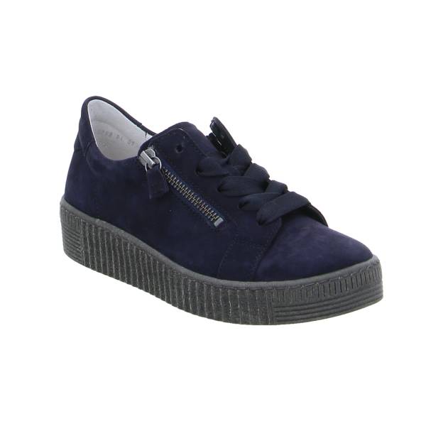 Bild 1 - GABOR Sneaker Blau Leder