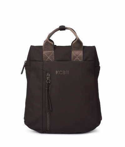 Bild 1 - KCB VEGAN BAGS Rucksack Braun Textil Wasserdicht Ja