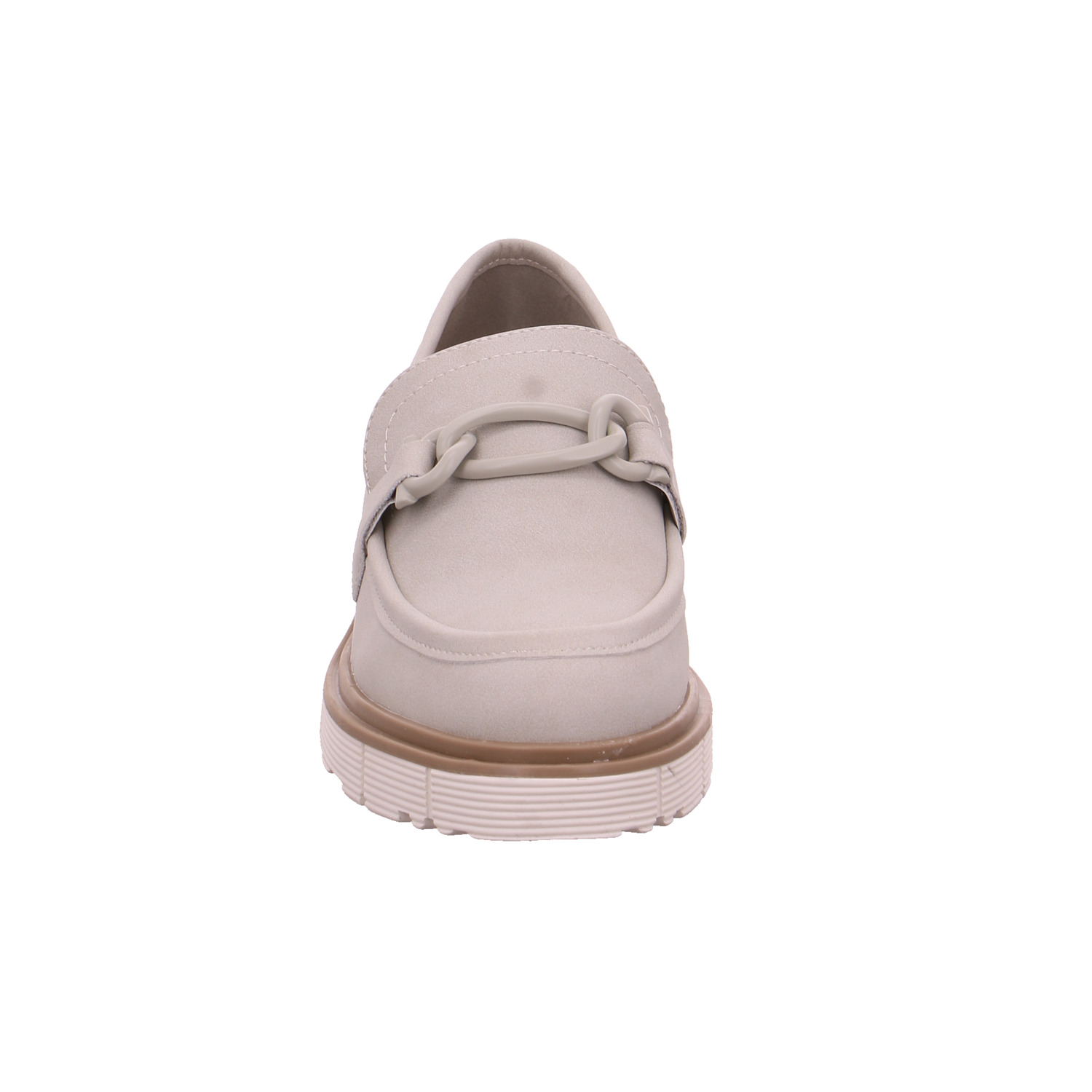 PIECE OF MIND Slipper Hellgrau Lederimitat FN7297