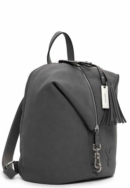 Bild 3 - SURI FREY Rucksack Grau Lederimitat Ja