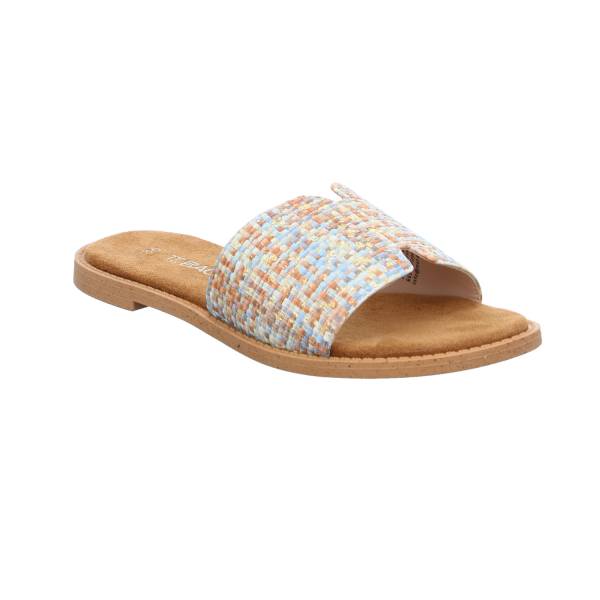 Bild 1 - BUGATTI SHOES Pantolette Hellblau Lederimitat