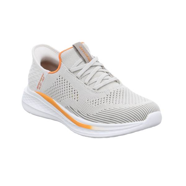 Bild 1 - SKECHERS Halbschuhe Sneaker Stoff Beige Synthetik