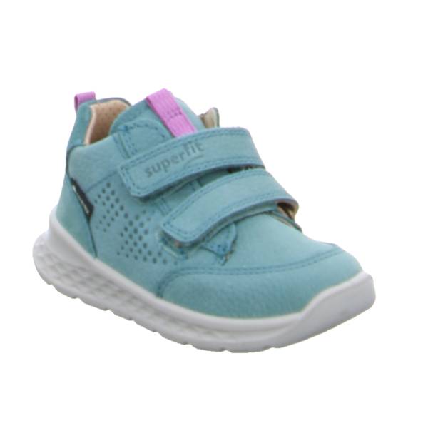 Bild 1 - SUPERFIT Lauflernschuh Pastelgrün Leder Bottine Unisex