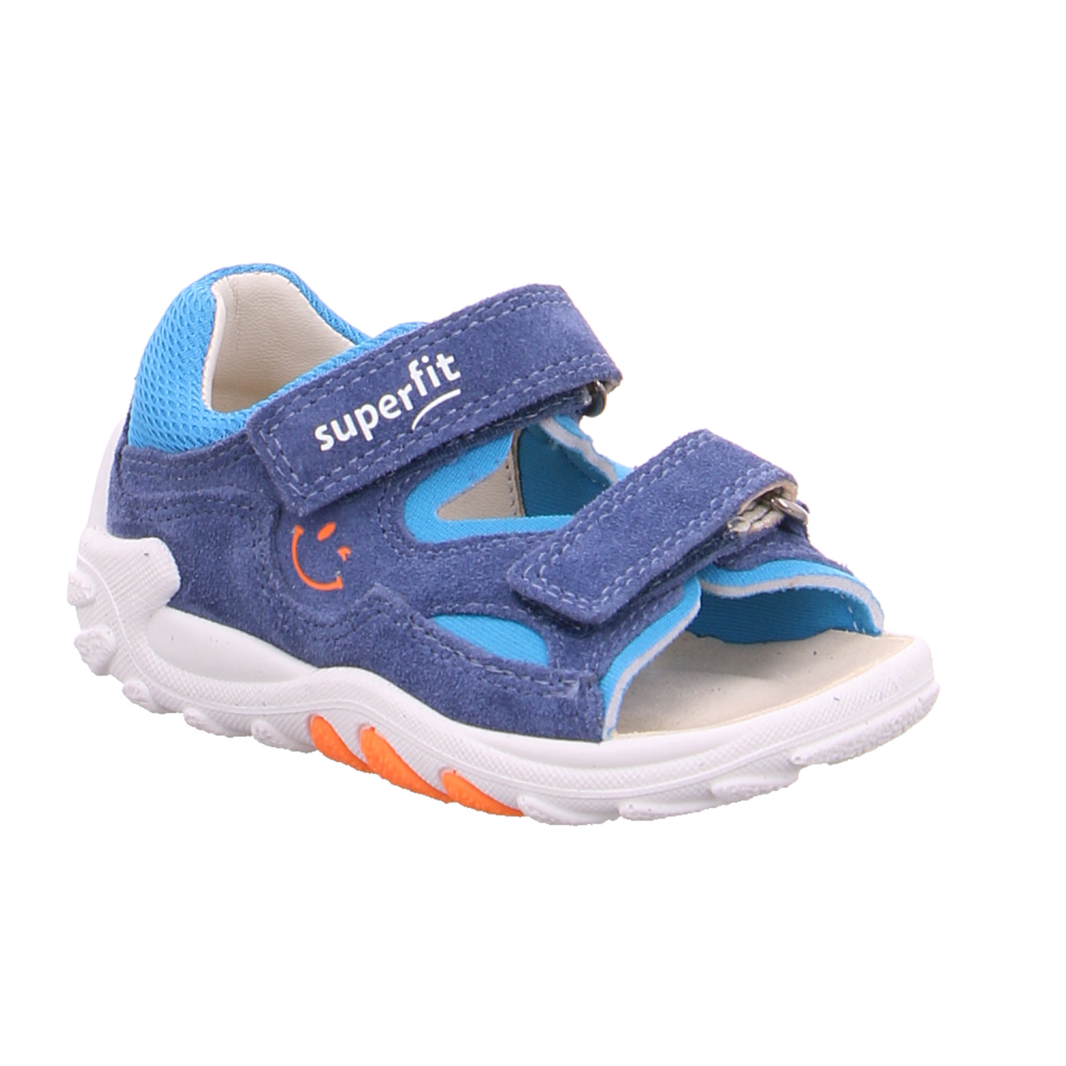 SUPERFIT Baby-Sandale Blau Leder Jungen Minilette