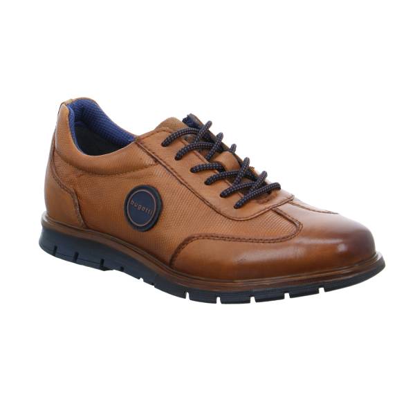 Bild 1 - BUGATTI SHOES Halbschuhe Sneaker Cognac Leder