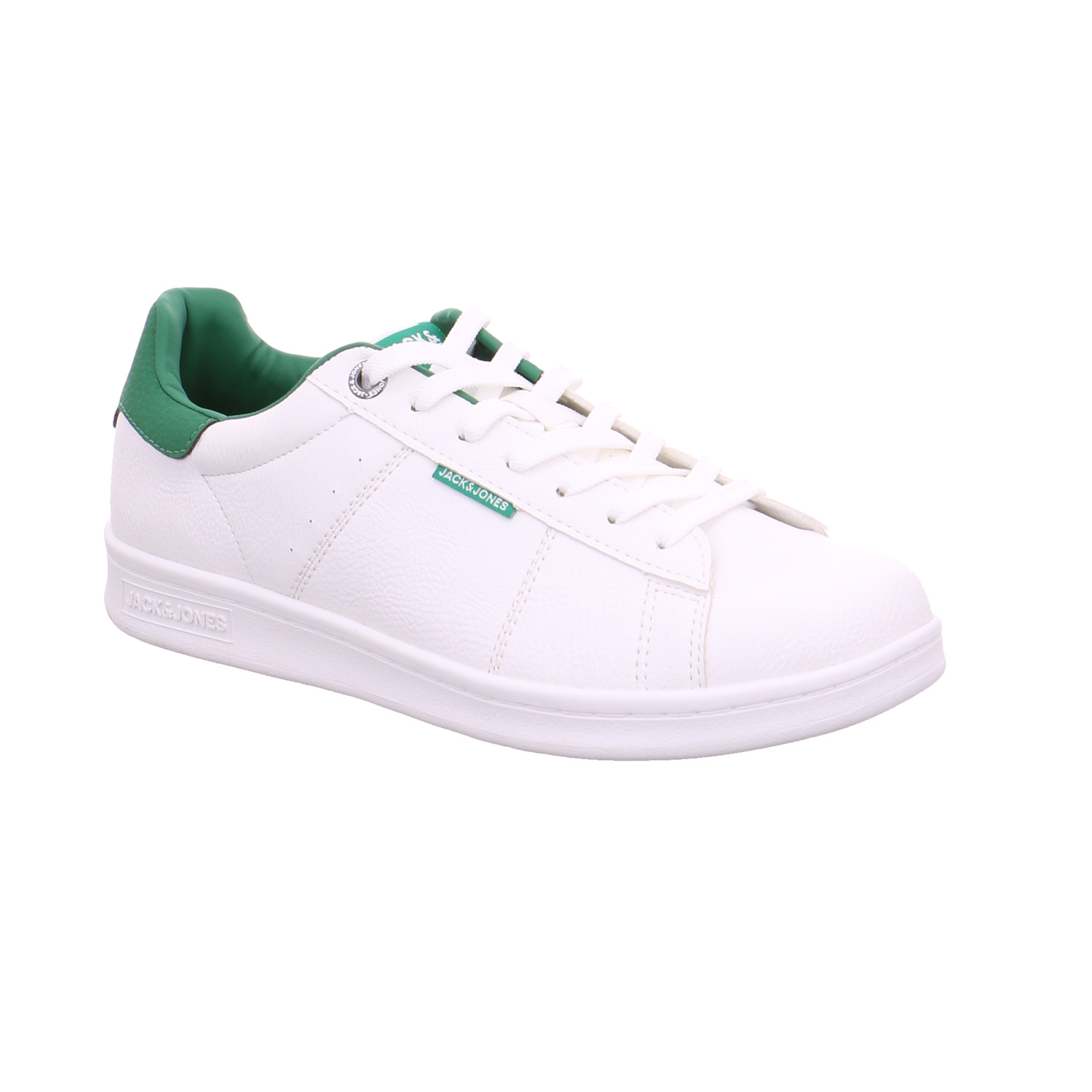JACK & JONES Sneaker- Skaterschuh Herren Weiss Lederimitat