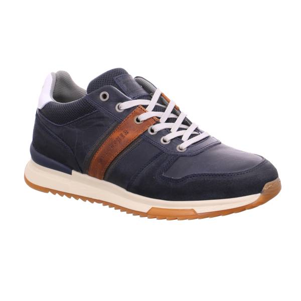 Bild 1 - BULLBOXER Halbschuhe Sneaker Blau Leder