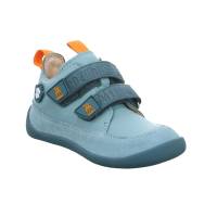 AFFENZAHN Kleinkinder-Halbschuh Klett Grün Leder Komfortschuh
