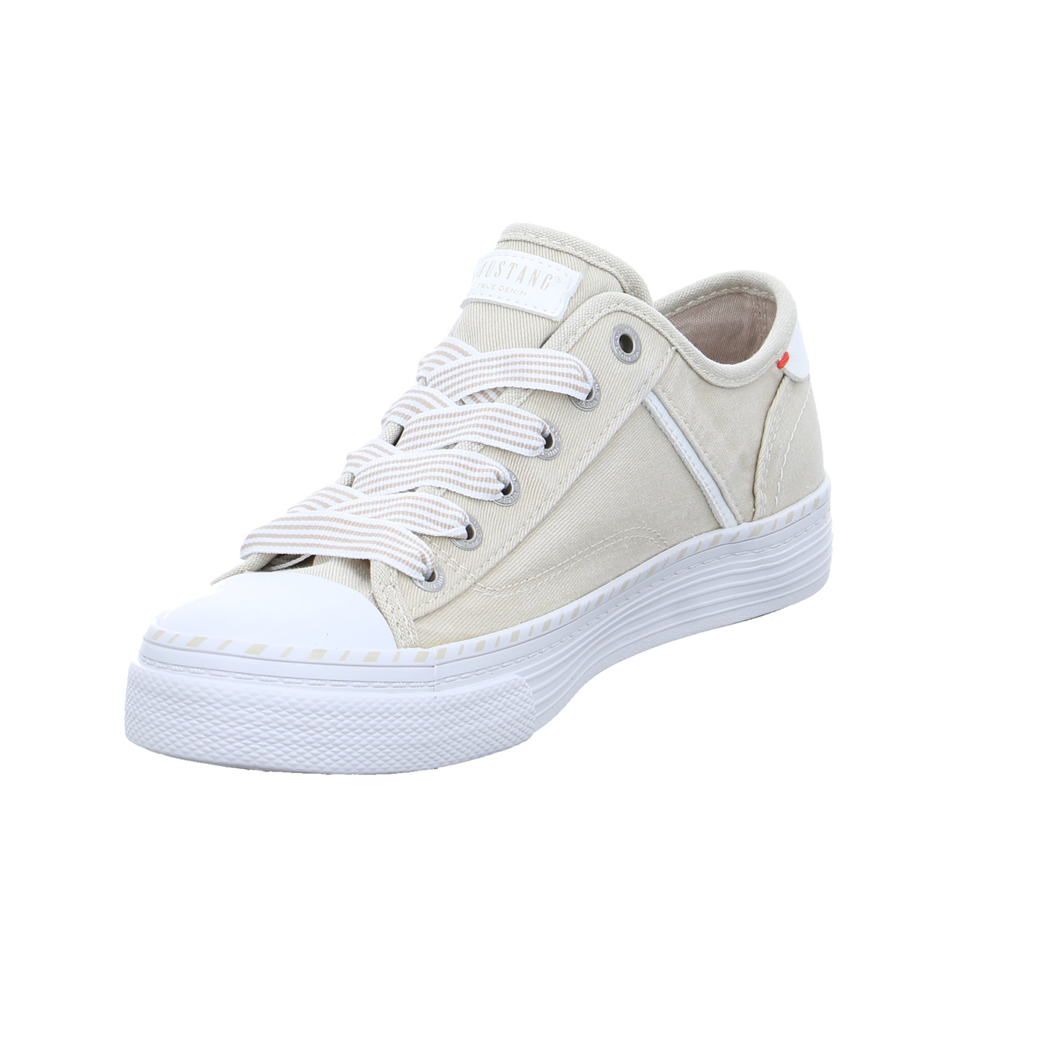 MUSTANG Sneaker Beige Textil