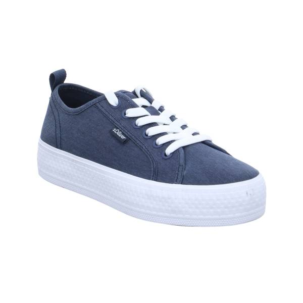 Bild 1 - S.OLIVER Sneaker Blau Textil