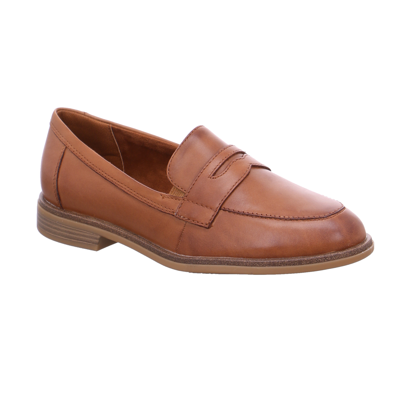 TAMARIS Slipper Cognac Leder