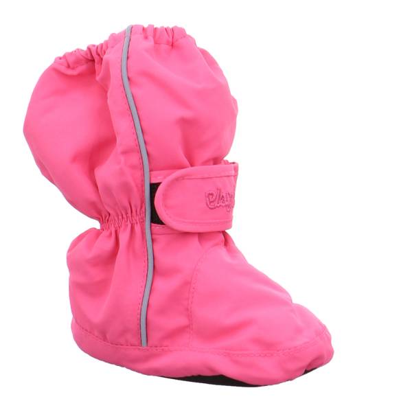 Bild 1 - PLAYSHOES Krabbelschuh Pink Textil Thermofüssling