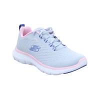 SKECHERS Sneaker Hellgrau Textil Vegan