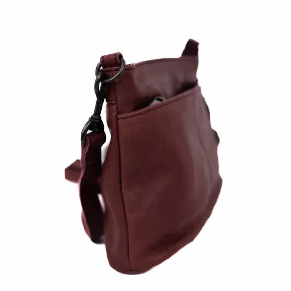 Bild 4 - BEAR DESIGN Umhängetasche Bordeau Leder