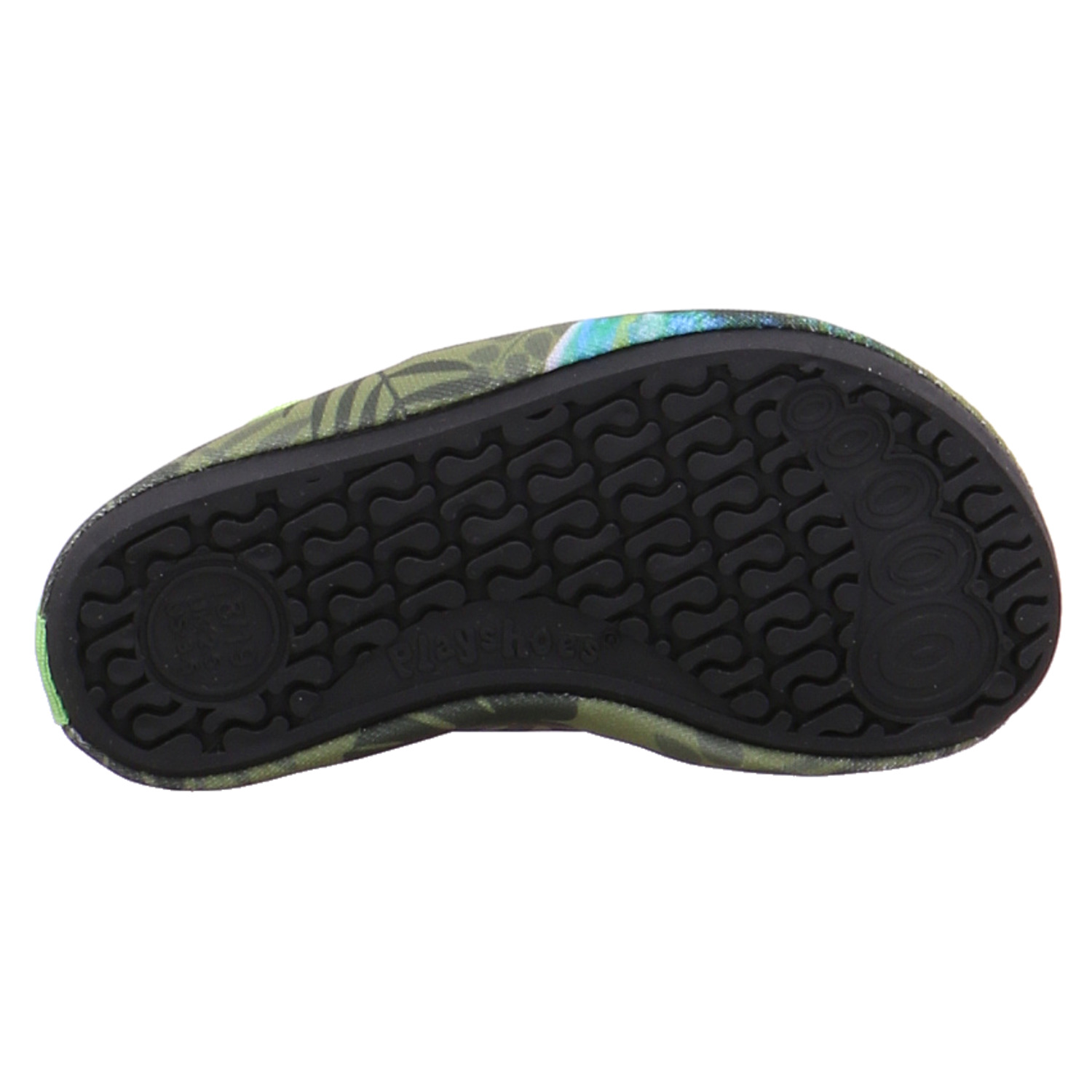 PLAYSHOES Kleinkinder-Sandale wasserfest Olive Textil Badeschuh YB8885