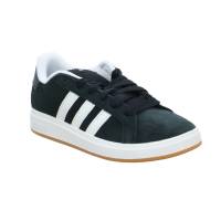 Bild 1 - ADIDAS Kinder Sportschuh Schwarz Lederimitat Bild 1 - ADIDAS Kinder Sportschuh Schwarz Lederimitat