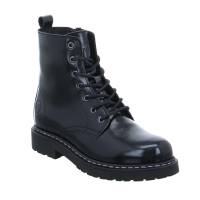 SCHUHENGEL Boot Schwarz Leder