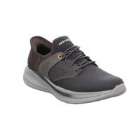 Bild 1 - SKECHERS Halbschuhe Sneaker Braun Leder Bild 1 - SKECHERS Halbschuhe Sneaker Braun Leder