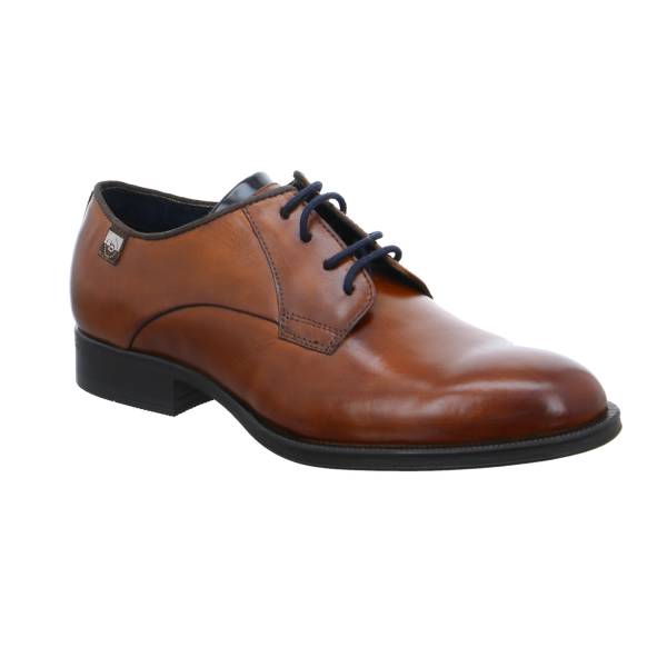 Bild 1 - BUGATTI SHOES Halbschuh-City Cognac Leder