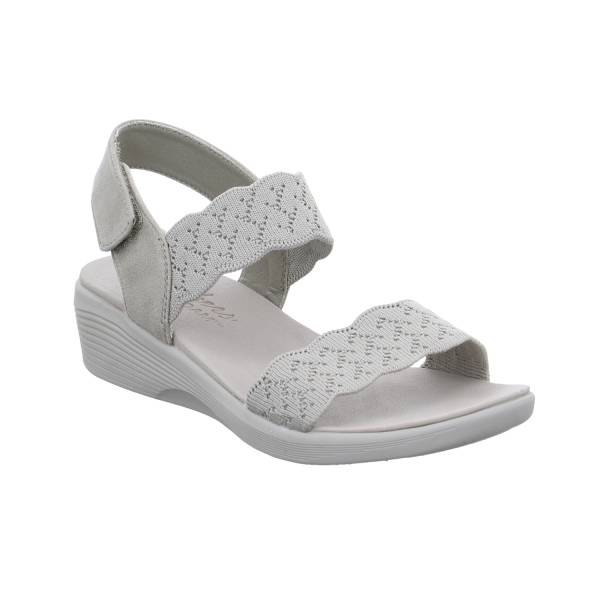 Bild 1 - SKECHERS Sandalette Taupe Textil Ja