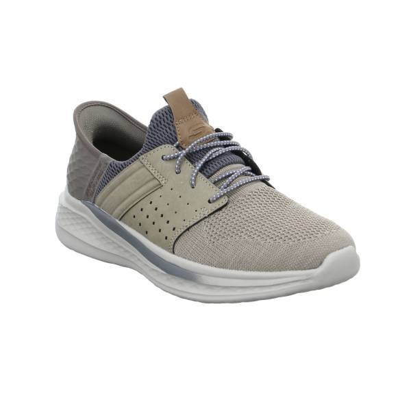 Bild 1 - SKECHERS Halbschuhe Sneaker Stoff Beige Synthetik