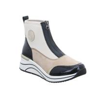 Bild 1 - REMONTE Comfort-Stiefelette Beige Textil Bild 1 - REMONTE Comfort-Stiefelette Beige Textil
