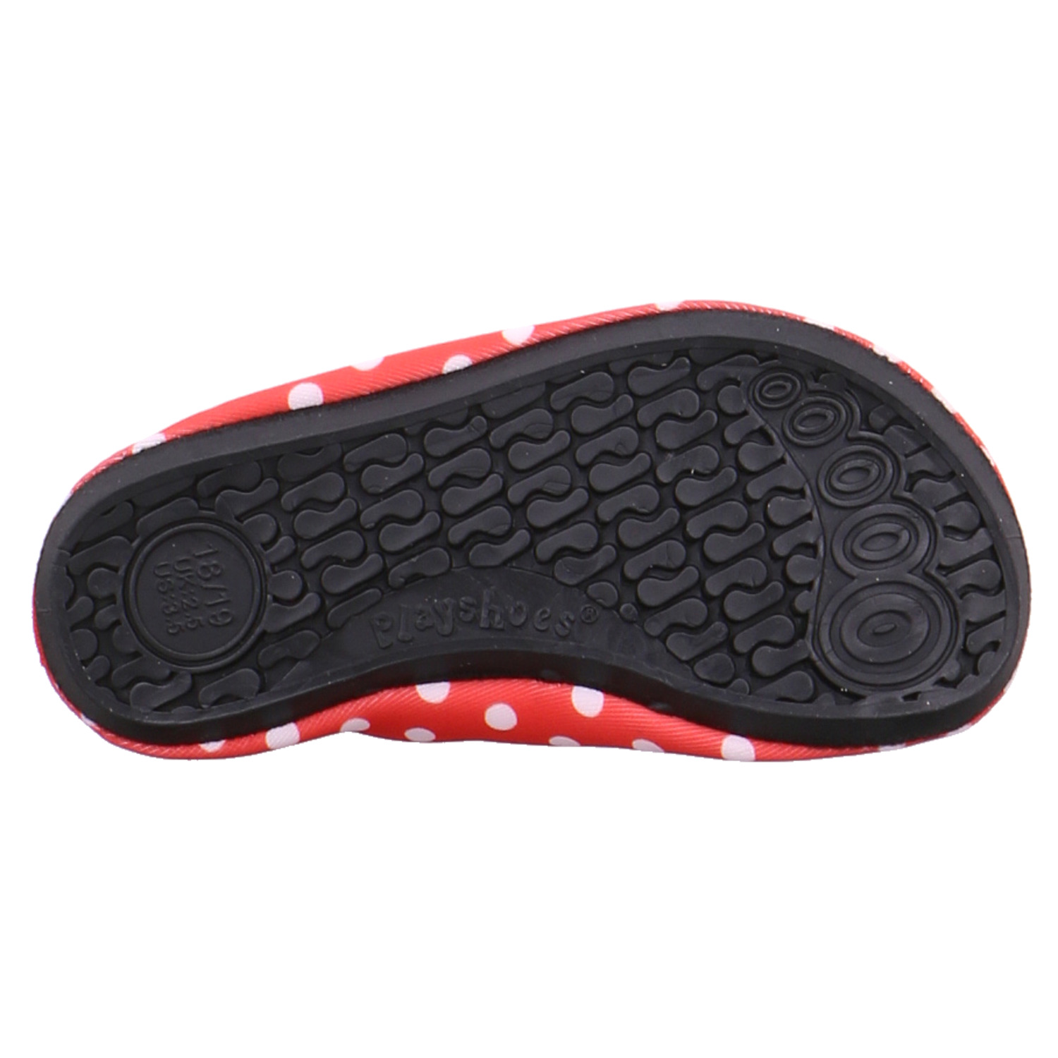 PLAYSHOES Kleinkinder-Sandale wasserfest Rot Synthetik Badeschuh YB9011