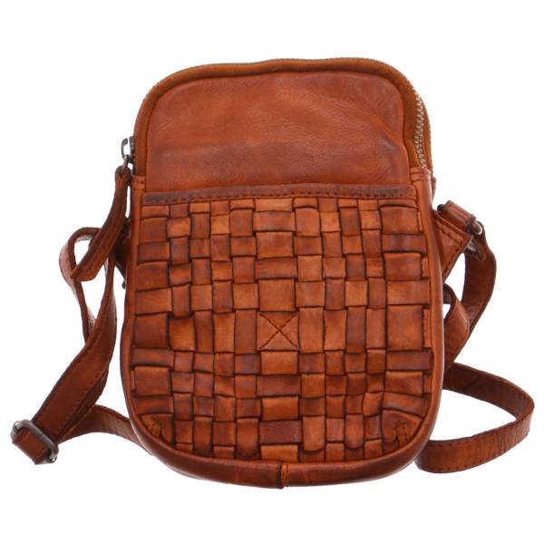 Bild 1 - BEAR DESIGN Handytasche Cognac Leder Handybag
