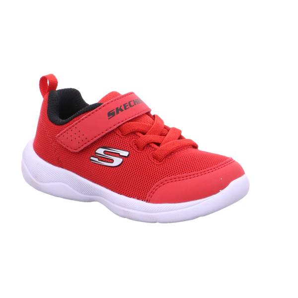 Bild 1 - SKECHERS Baby-Sport-Bottine Rot Textil Sneaker