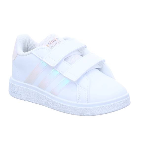 Bild 1 - ADIDAS Baby-Sport-Bottine Weiss Lederimitat Sneaker