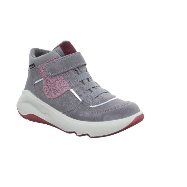 Bild 1 - SUPERFIT Jugend-Boot Hellgrau Textil Sneaker high