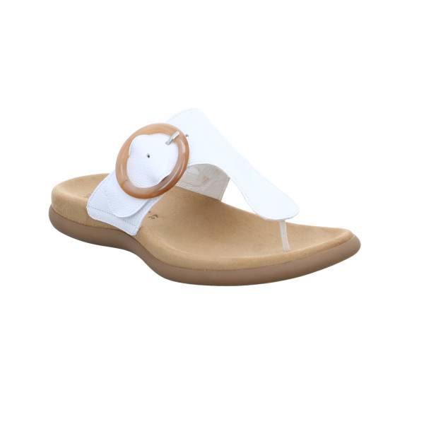 Bild 1 - GABOR Zehentrenner-FlipFlop Weiss Leder
