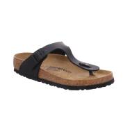 BIRKENSTOCK Bio-Fussbett Schwarz Lederimitat