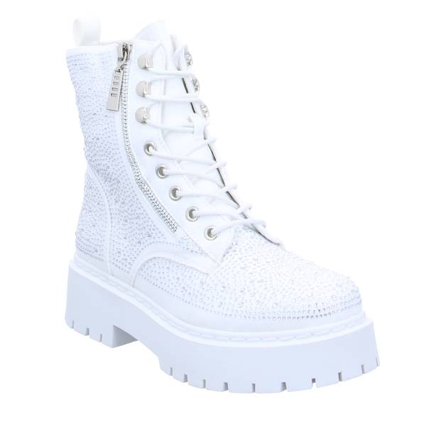 Bild 1 - LA STRADA Boot Weiss Lederimitat