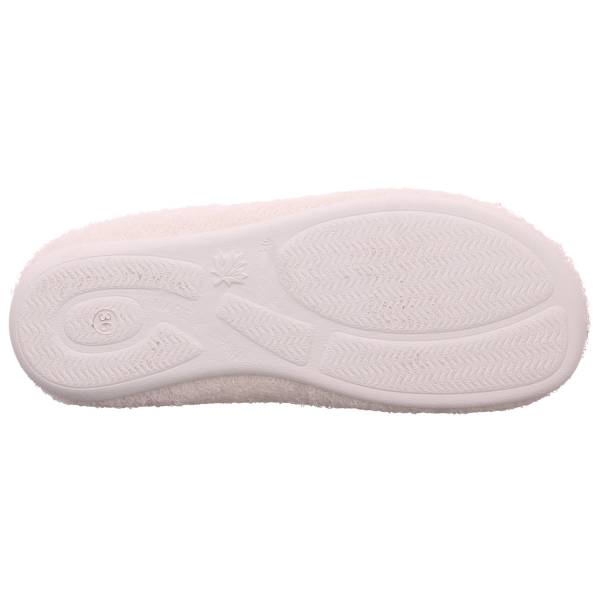 Bild 5 - VAN DER LAAN Hausschuh Offwhite Textil