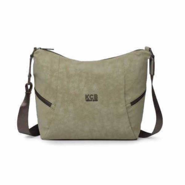 Bild 1 - KCB VEGAN BAGS Beuteltasche Khaki Textil Ja