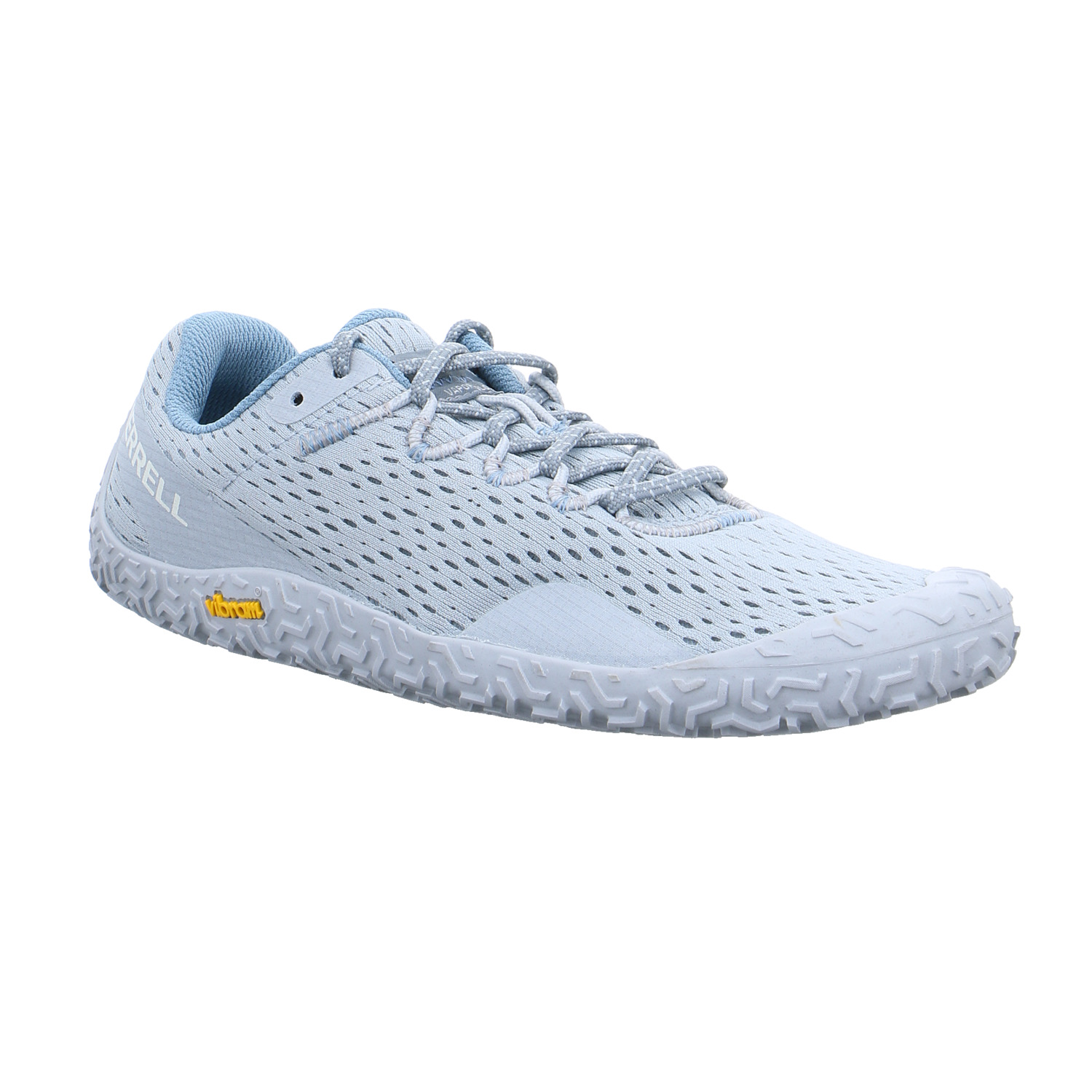 MERRELL Schnürschuh Grau Textil Barfuss-Schuh