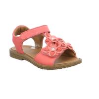 SCHUHENGEL Kleinkinder-Sandale Koralle Leder Sommerschuh