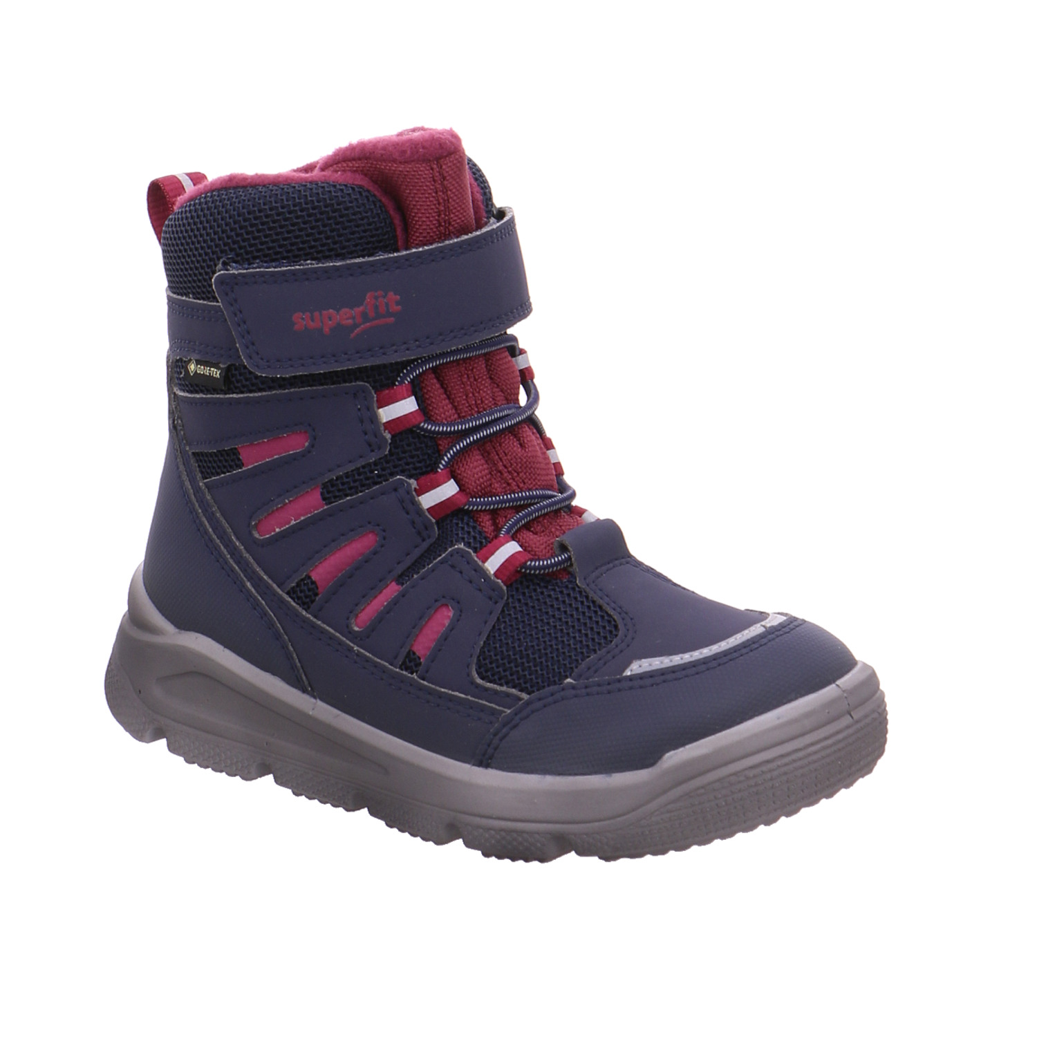 SUPERFIT Kleinkinder-Snowboot Membran Blau Textil Winterstiefel