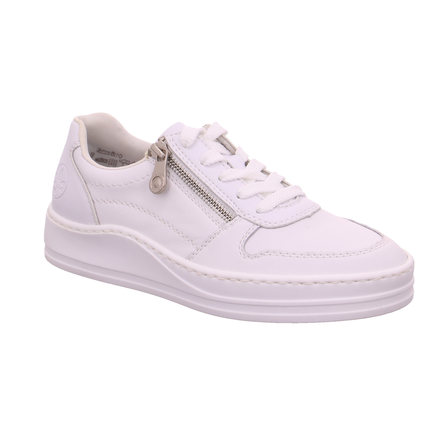 RIEKER Sneaker Weiss Leder