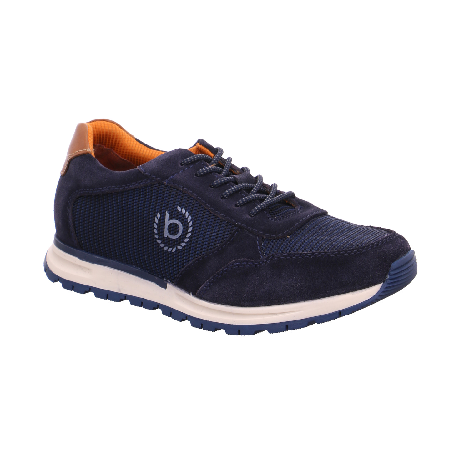 BUGATTI SHOES Halbschuhe Sneaker Blau Lederimitat